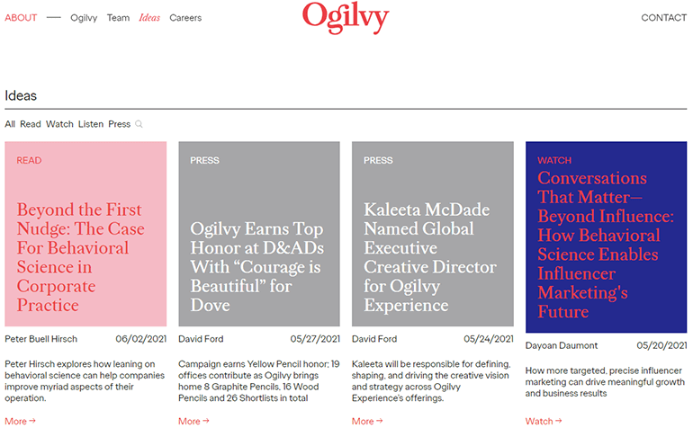 Ogilvy Ideen